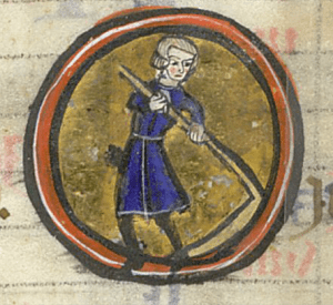 BNF Latin 12834, fol. 54v, Calendrier : juin