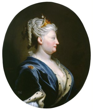 Portrait by Joseph Highmore, 1735, Royal Collection