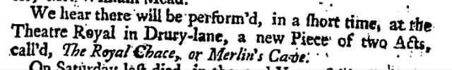 London Daily Post and General Advertiser (London, England), Friday, November 28, 1735; 