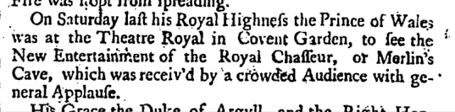London Daily Post and General Advertiser (London, England), Monday, January 26, 1736