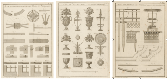 from Roubo's L'art du treillageur, 1775