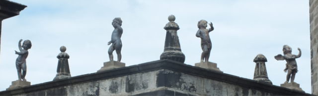 Putti on the roof David Marsh, July 2015