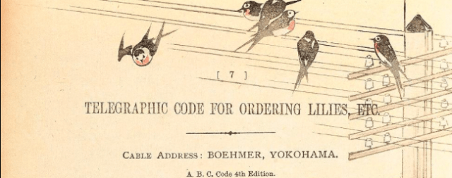 deatil from a page of Boehmer's Catalogue 1899