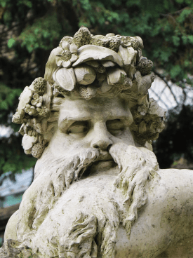 The River God from the terrace at Richmond etc etc