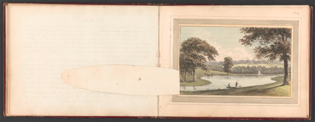  Repton, Humphry, 1752-1818. Vinters in Kent, a seat of James Whatman Esqr., 1797. folios 14v-15r (overlay down), http://collections.britishart.yale.edu/vufind/Record/2038962
