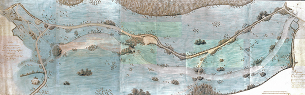 Capability Brown’s 1782 plan for the grounds at Heveningham Hall, which lay unimplemented and forgotten for 200 years. Image from kimwilkie.com.