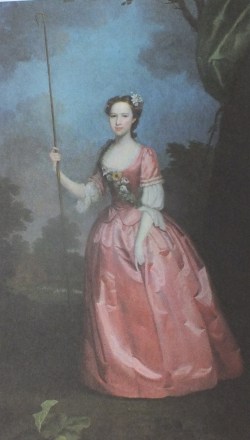 Frances, Viscountess Irwin, by Benjamin Wilson, Halifax Collection.