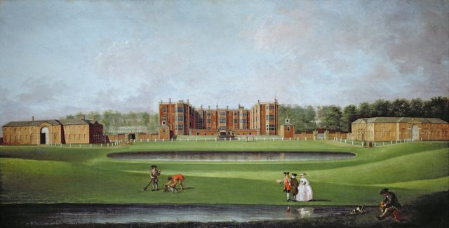 View of Temple Newsam House, c.1750, James Chapman, Leeds City Council