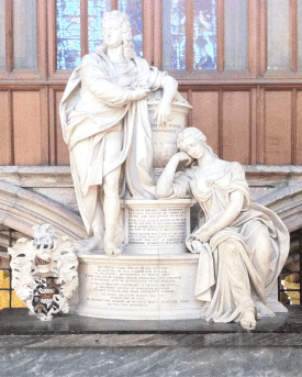 The monument to Thomas Watson-Wentworth in York Minster