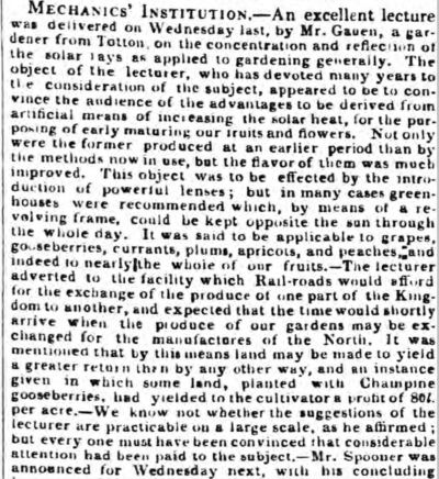 Hampshire Advertiser, 9th April 1836