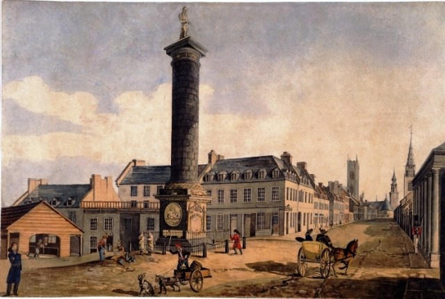 Robert Auchmuty Sproule (1799-1845) Description Nelson's Monument, Montreal, 
