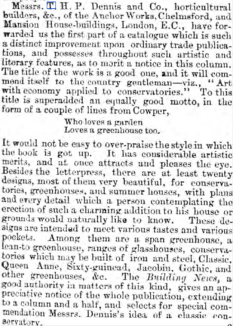 Chelmsford Chronicle 13 June 1879
