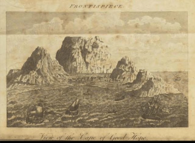 frontispiece from Thunberg's Travels 