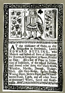 © Trustees of the British Museum; Heal, 91.12, AN588972001; Trade Card of Edward Butling. 