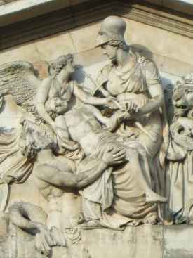 Britannia receiving Nelson's body from Neptune, 