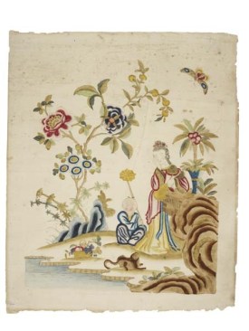 English wallapper in a Chinese style, c.1755 Museum of London