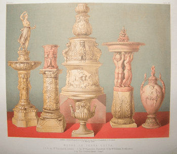 "Works in Terracotta by Blanchard, Blashfield etc" from "Masterpieces of Industrial Art & Sculpture at The Great Exhibition, 1862" by J. B. Waring. http://www.albion-prints.com
