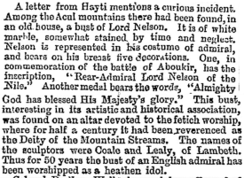 from The Times, 6th November 1860