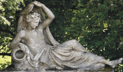 A Coade Stone Naiad from a design by John Bacon, but dated 1844 so possibly made a mould purchased by Blanchard at the 1843 sale. Dunsborough Park salehttps://www.the-saleroom.com/en-gb/auction-catalogues/christies-south-kensington/catalogue-id-srchristi10178/lot-32a37cdc-3c07-4dd2-ae81-a44701338f6b