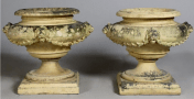 pair J M Blashfield urns arabesqueantiques.co.uk