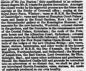 from Stamford Mercury 18th Feb 1859
