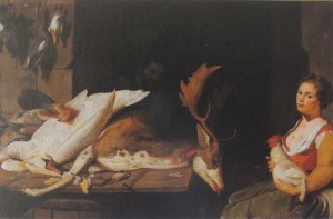 Cookmaid with Still Life of Game, private collection, from Karen Hearn, Nathaniel bacon, p.23