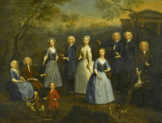 http://artuk.org/discover/artworks/the-russell-and-revett-families-with-fishing-rods-and-game-56194