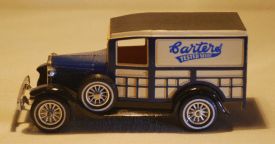 Matchbox model of a 1930 carter's van photo from ebay