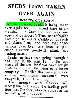 from The Times 2nd Jan 1967