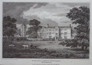 The Manor House of Weston Birt, Belonging to Robt.Holford Esqr., John Harris, 1813