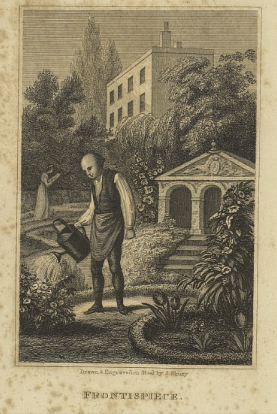 frontispiece to the 1843 ed which now has The Complete gardener as its main title although Every Man does appear - joint authors and improved by William Gowans
