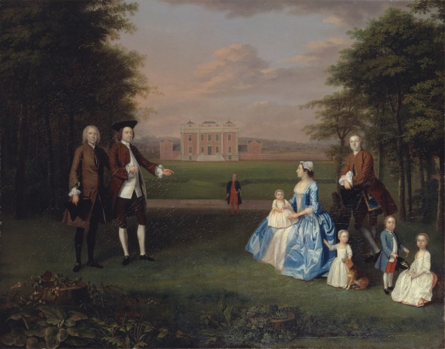 Robert Gwilym of Atherton and his family, c.1745 http://collections.britishart.yale.edu/vufind/Record/1668347
