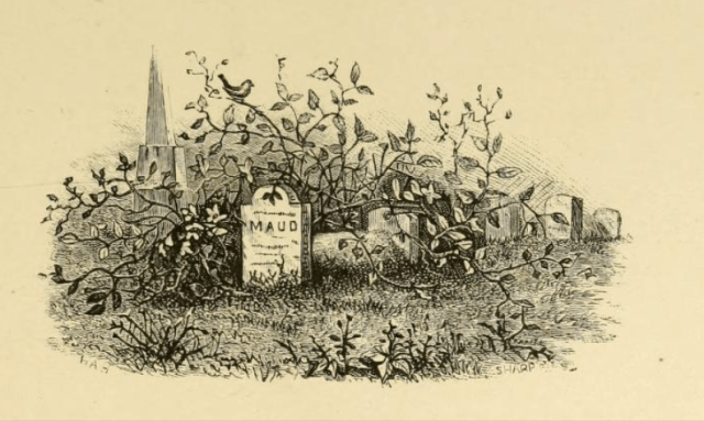 from an 1879 editon of Maud drawing by H.A Herr