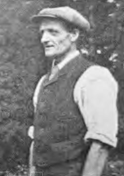 Clippie, one of the Crans' gardeners at Steephill. Photo courstey of Dudley Graeme