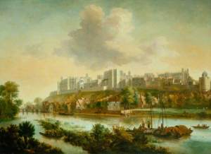 Knyff, Jacob; View of Windsor Castle with Sailing Barges; Government Art Collection; http://www.artuk.org/artworks/view-of-windsor-castle-with-sailing-barges-28618