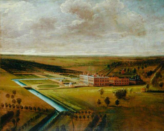 Knyff, Leonard; Thoresby Hall, Nottinghamshire; Government Art Collection; http://www.artuk.org/artworks/thoresby-hall-nottinghamshire-28619