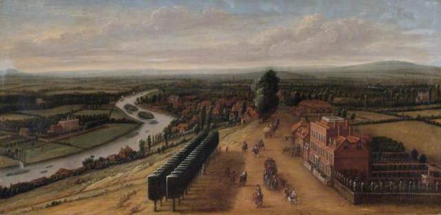 Knyff, Leonard; The Terrace and View from Richmond Hill, Surrey; Richmond upon Thames Borough Art Collection ; http://www.artuk.org/artworks/the-terrace-and-view-from-richmond-hill-surrey-87353