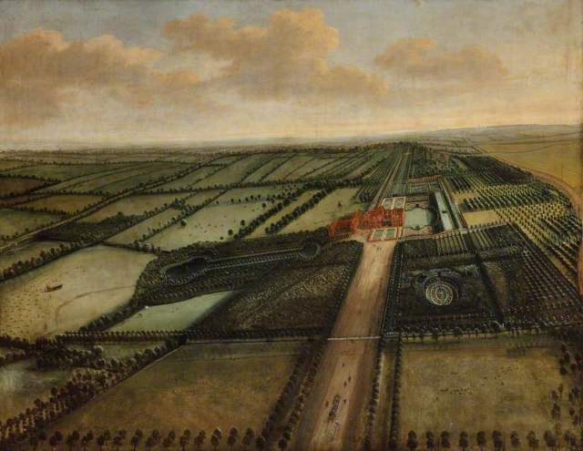 Knyff, Leonard; A Bird's-Eye View of Clandon; National Trust, Clandon Park; http://www.artuk.org/artworks/a-birds-eye-view-of-clandon-216890